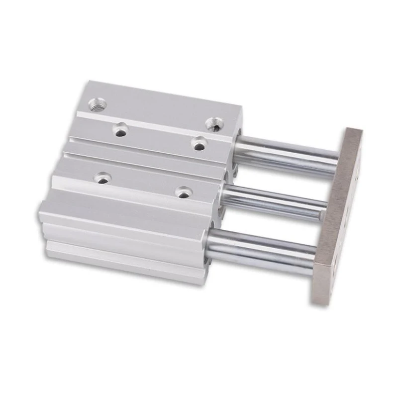 Imagem -02 - Pneumático Compacto 10150 Tempos com Haste Guia Tamanhos de Esfera Rolamento Mgpl12-cilindro de ar