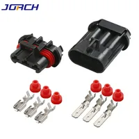 5 Juegos Delphi 3 pines impermeable Buick ventilador enchufe Auto enfriador ventilador conector macho hembra enchufe 12124686 12124685