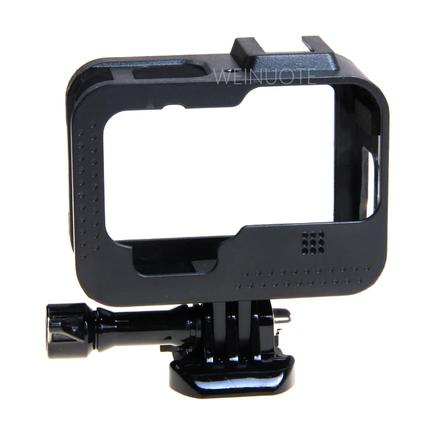 고프로 9 용 플라스틱 하우징 케이스 케이지 커버, 실리콘 보호 케이스, 강화 유리 스크린 보호대, 고프로 히어로 12 11 10 9