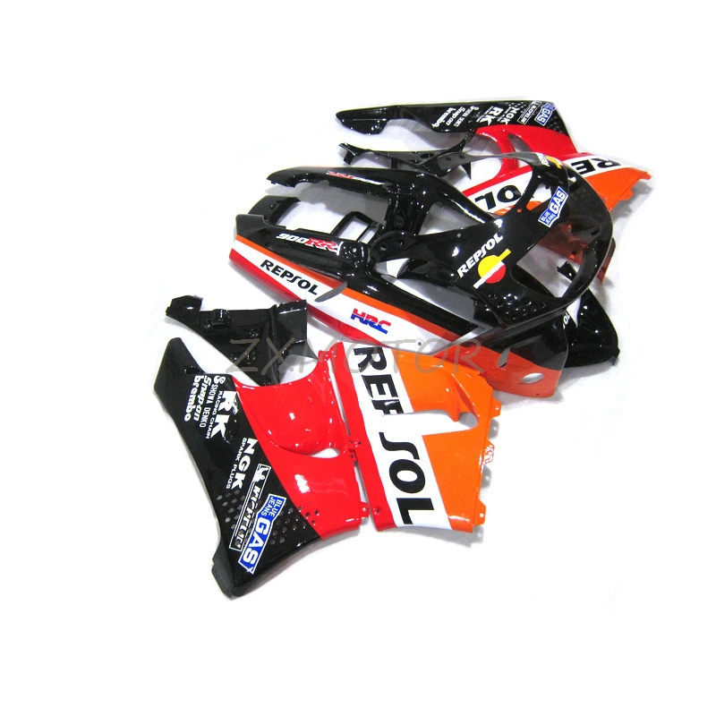 High Quality fairings for HONDA CBR900RR 893 1996 1997 Orange Repsol ABS Plastic CBR893 cbr893 96 97 Motorcycle Fairing Kit CV18