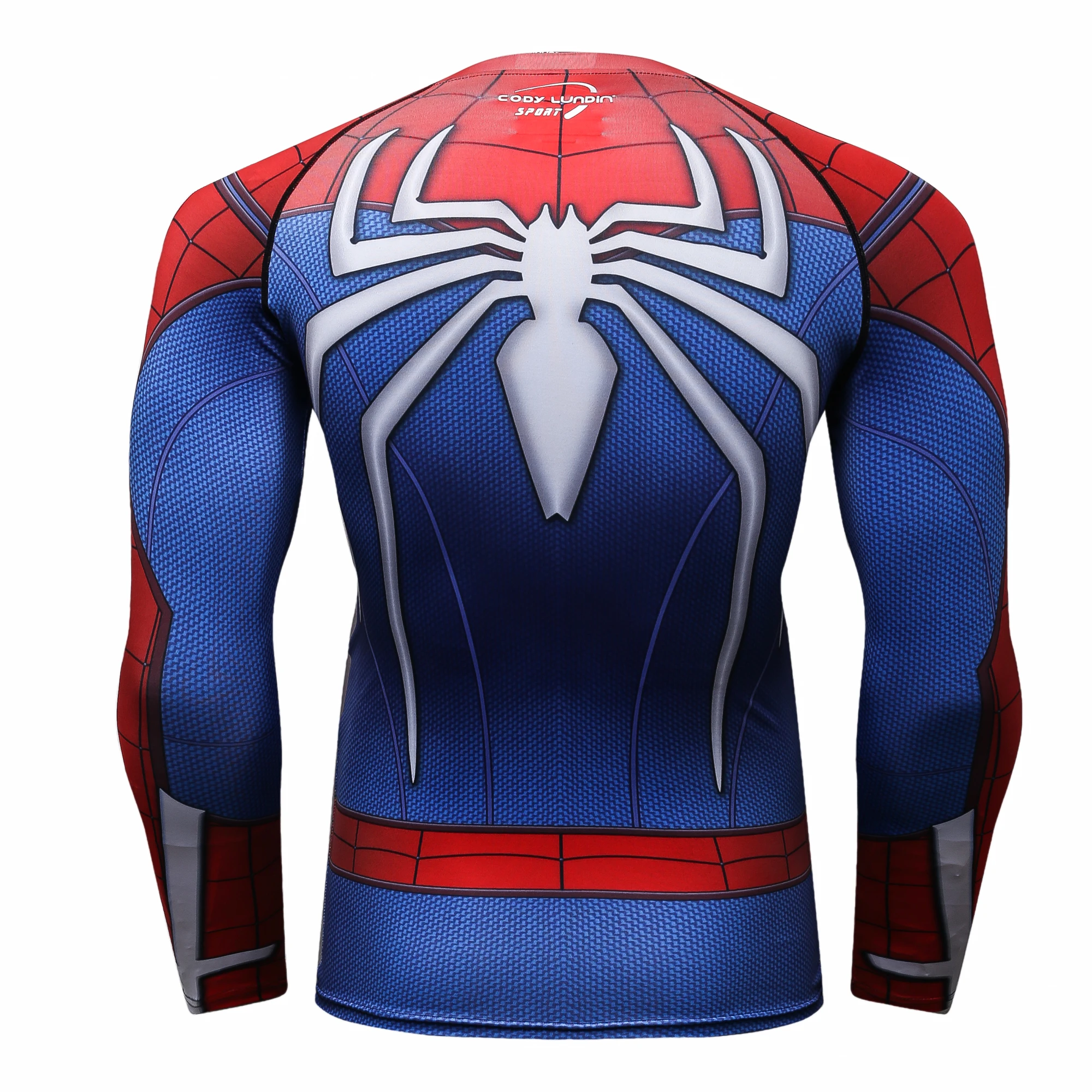 Fashion Spider Print Men\'s T-shirt Gym Clothing Sportswear Sporting Running Man Rashguard Men T-shirt Sport Compression T Shirt