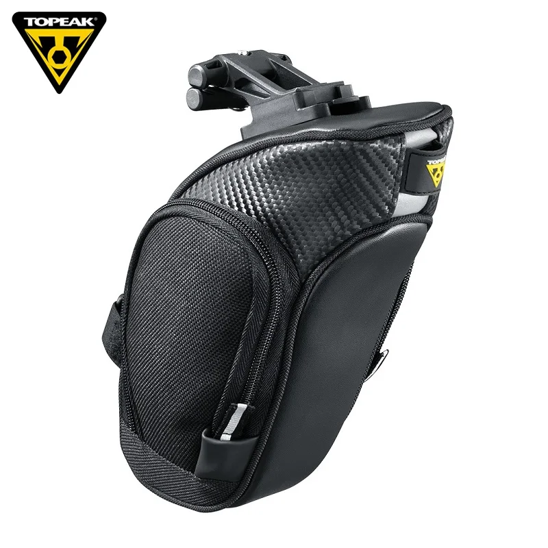 Topeak TC2285B/2286B2/2287B MondoPack Bike Seatpost Bag Strap Mount Saddle Bicycle Bag with Magic Strap Buckles Bike Pannier