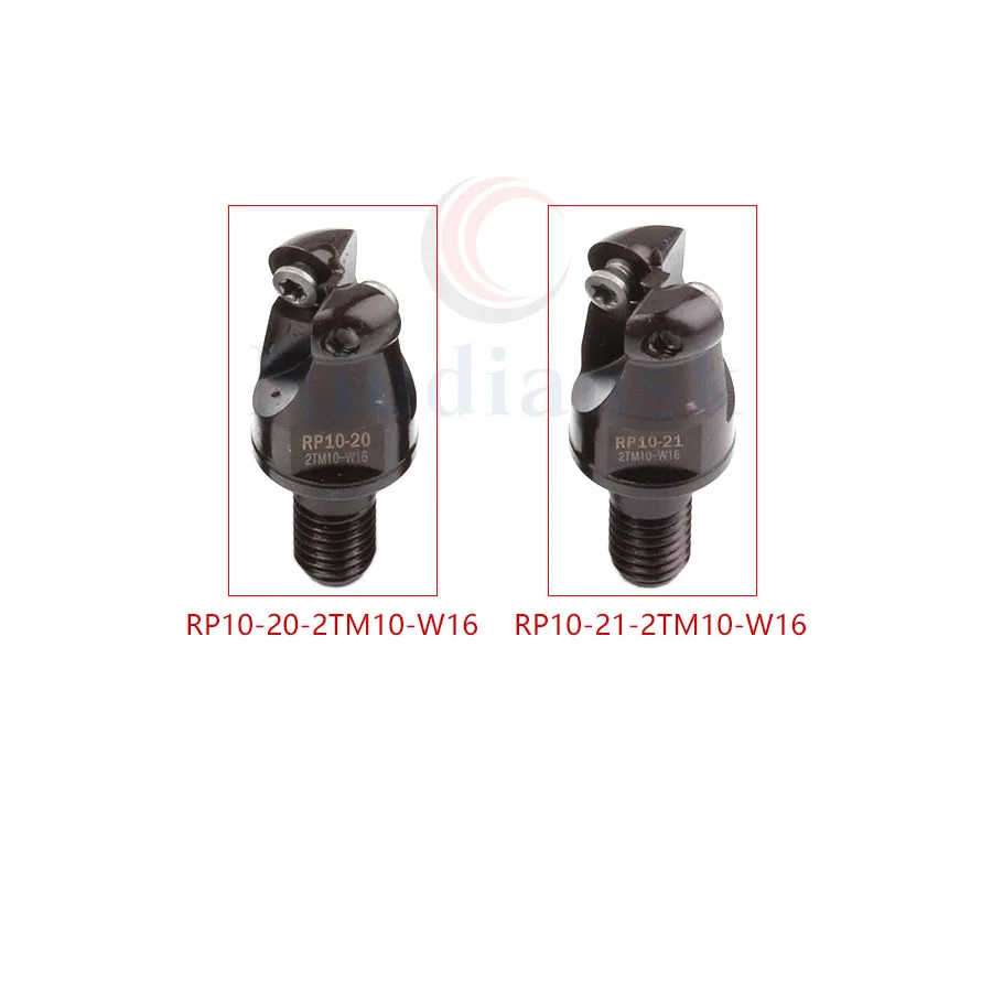 RP10-20-2TM10-W16 RP10-35-3TM16-W27 RP10-40-4TM16-W27 Hohe Strengh Fräsen Drehen Tool Kopf RP10 + 10 stücke RPMW1003 Hartmetall Einsätze