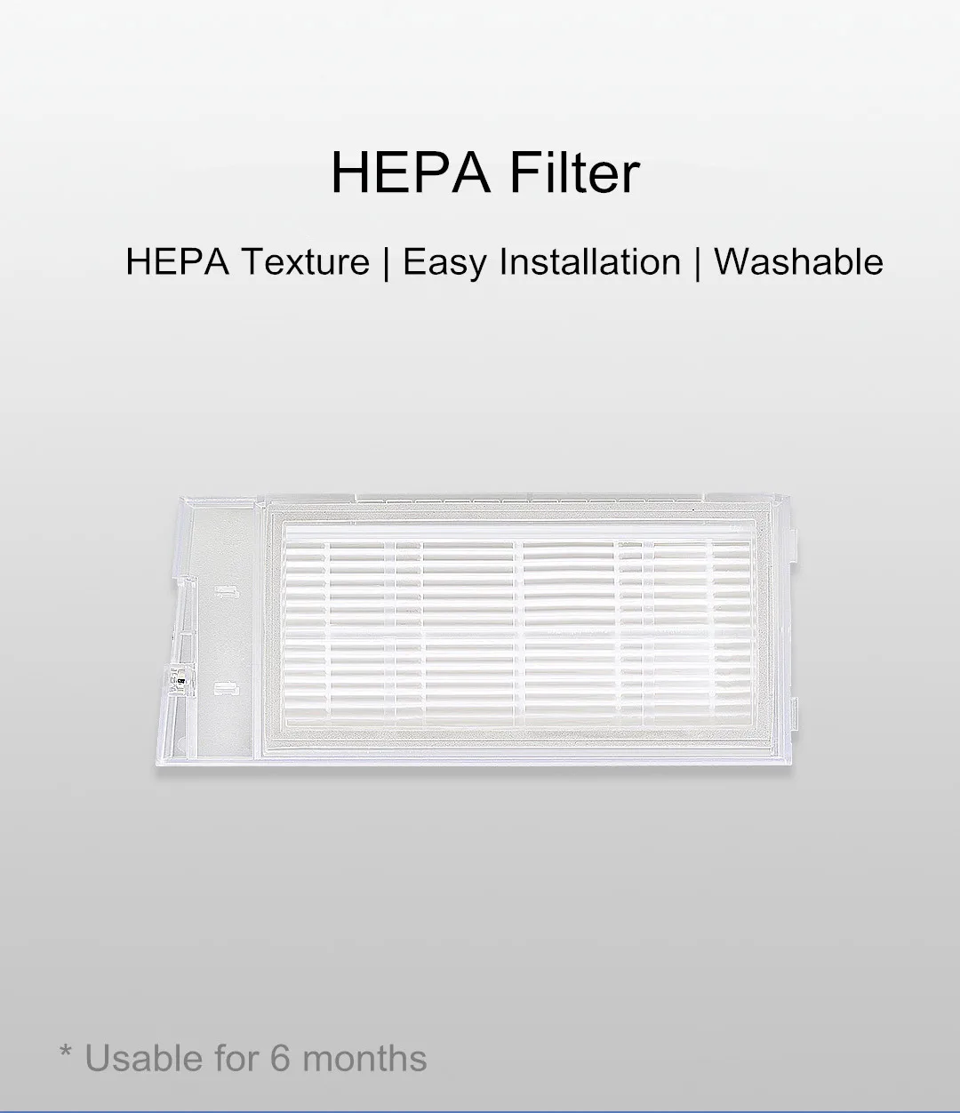 Original Mop ผ้าฝุ่น Rolling แปรงด้านข้าง HEPA Filter อุปกรณ์เสริมสำหรับ ROIDMI EVE Plus เครื่องดูดฝุ่น