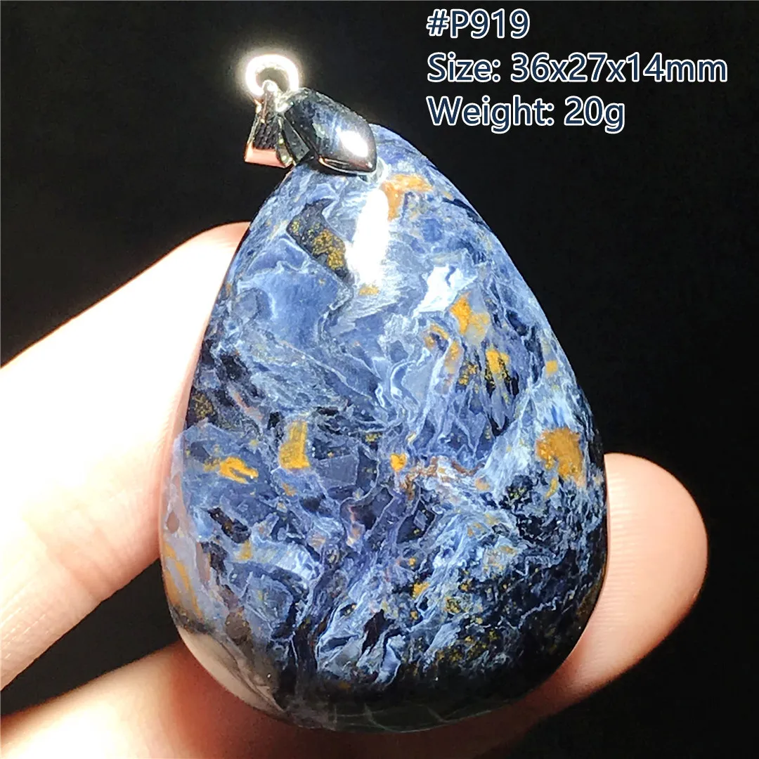 Natural Pietersite Stone Pendant Jewelry For Women Lady Men Silver Crystal Healing Luck Gift Beads Namibia Energy Gemstone AAAAA