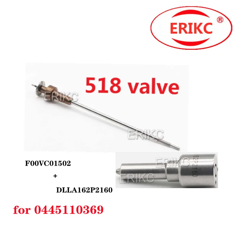 

ERIKC Diesel Common Rail Valve F00VC01502 F 00V C01 502 Nozzle DLLA162P2160 OEM 0433172160 0 433 172 160 For 0445110369