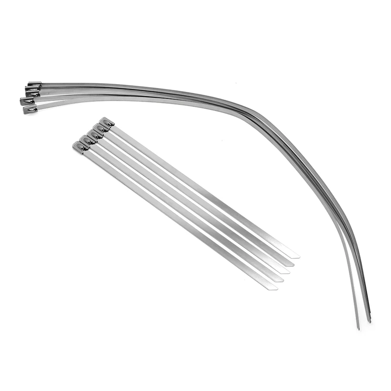 10/24pcs ATV Automotive Stainless Steel CV Half Shaft Boot Band Clamp Buckle Small Large Bands