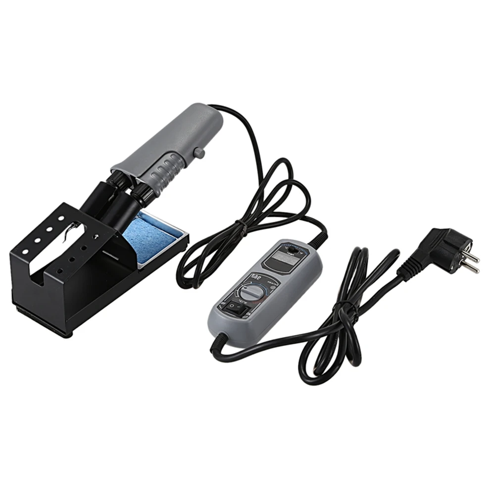 Mini estación de soldadura de hierro 938D, pinzas calientes portátiles para BGA SMD, pinzas de reparación, hierro 110 220V, enchufe europeo y