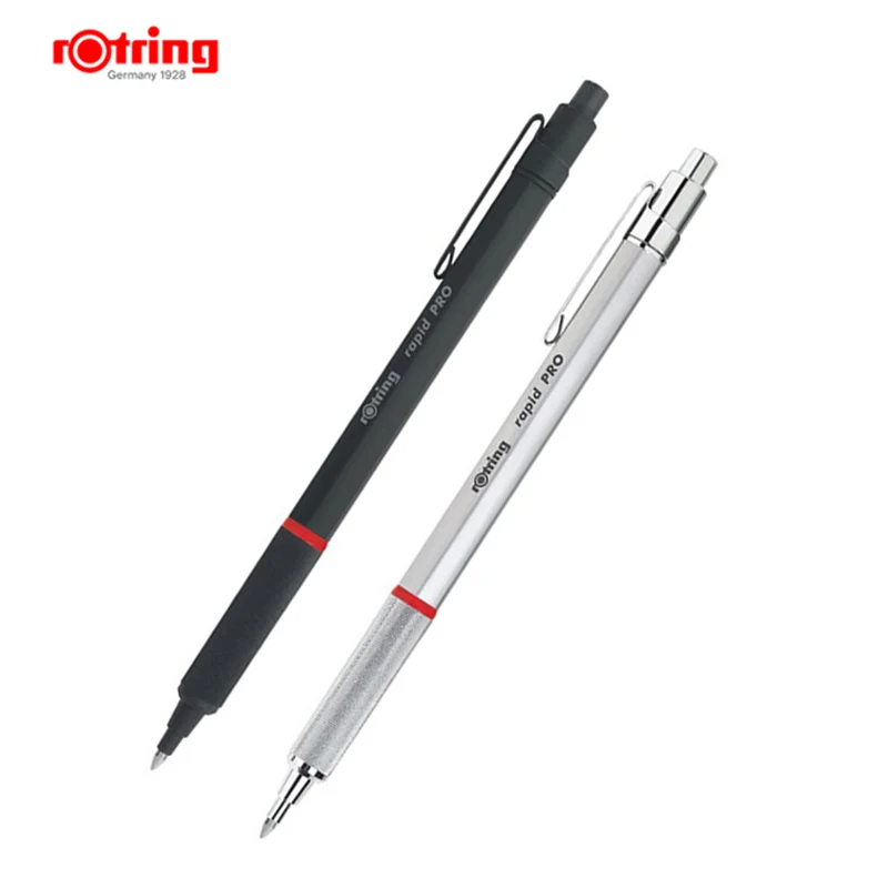 Rotring Rapid PRO M ballpoint pen blue ink Metal Pen holder  black/silver ball pen 1 Piece