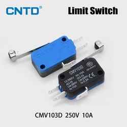 Small Limit Switch CMV103D UE220V 0.3A Momentary Micro Limit With Long Handle Open Limit Sensor for CO2 Laser Cutting machine