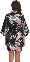 Rayon Robes Women Nightwear Flower Home Clothes Intimate Lingerie Casual Kimono Bath Gown Lady Sexy Night Dress Oversize 3XL - Image 6