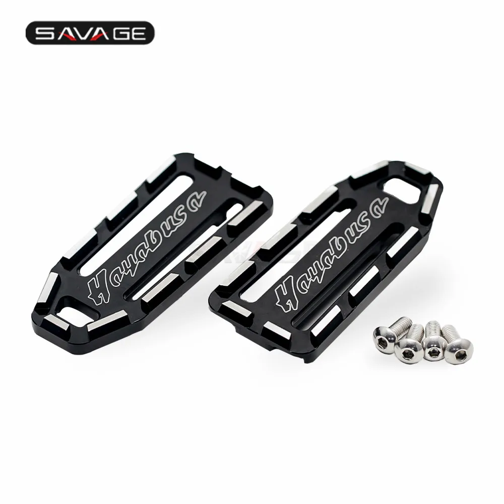 Motorcycle Footrest Foot Pegs For Suzuki Hayabusa GSX1300R 1999-2020 Motorcycle Accessories Aluminum Foot Rest Front Pedal Cover