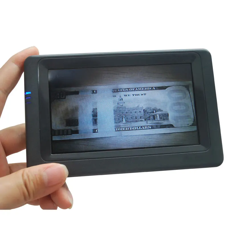 Portable Infrared Currency Detector, Suitable For Multi-Country Identification Of U.S. Dollar, Euro And Pound Sterling