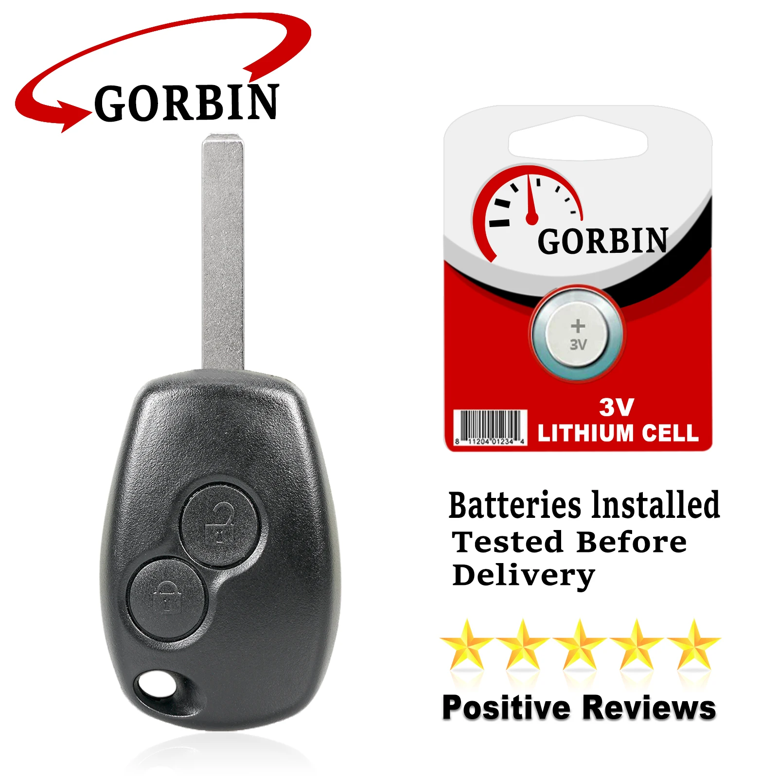 

GORBIN Car Remote Key for Renault Megan Modus Clio Modus Kangoo Logan Sandero Duster Car Key 434Mhz PCF7946 Chip