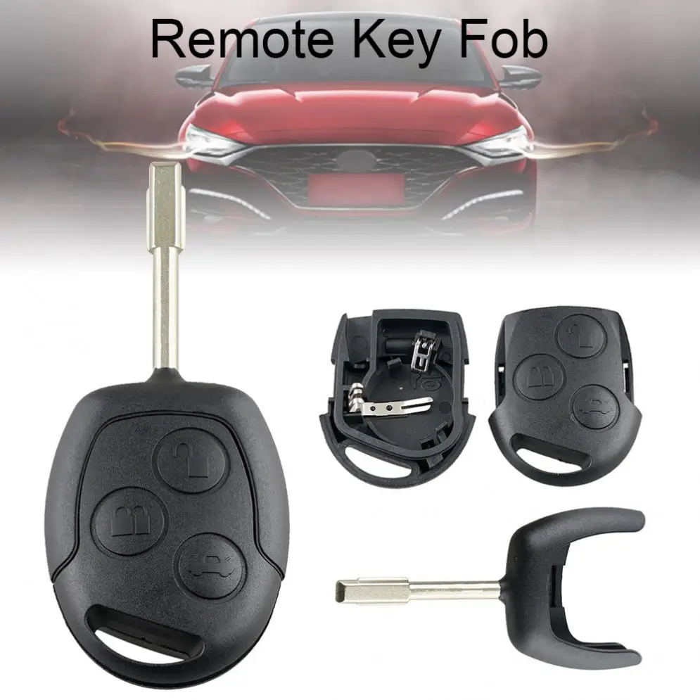 

3 Buttons Car Remote Key Shell with FO21 Blade Fit for Ford Mondeo / Fiesta / Focus/ KA / Transit 2002-2012