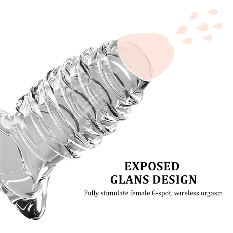 Penis Sleeve Condom Penis Trainer Delayed Ejaculation High Elasticity Durable Erotic Anal Sex Toys For Men No Vibrator For Women