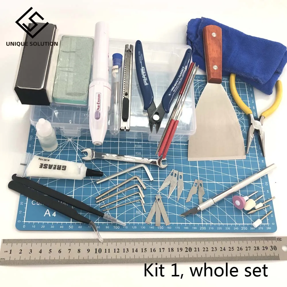 3D printer parts 3D Print Removal Tools kit complete 3D print finishing tool Retouch Use for 3d printer PLA resin printer model