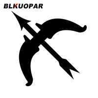 BLKUOPAR for Kid Icarus Bow and Arrow Silhouette Car Stickers Die Cut VAN Decals Vinyl Waterproof Sunscreen Graphics Car Goods