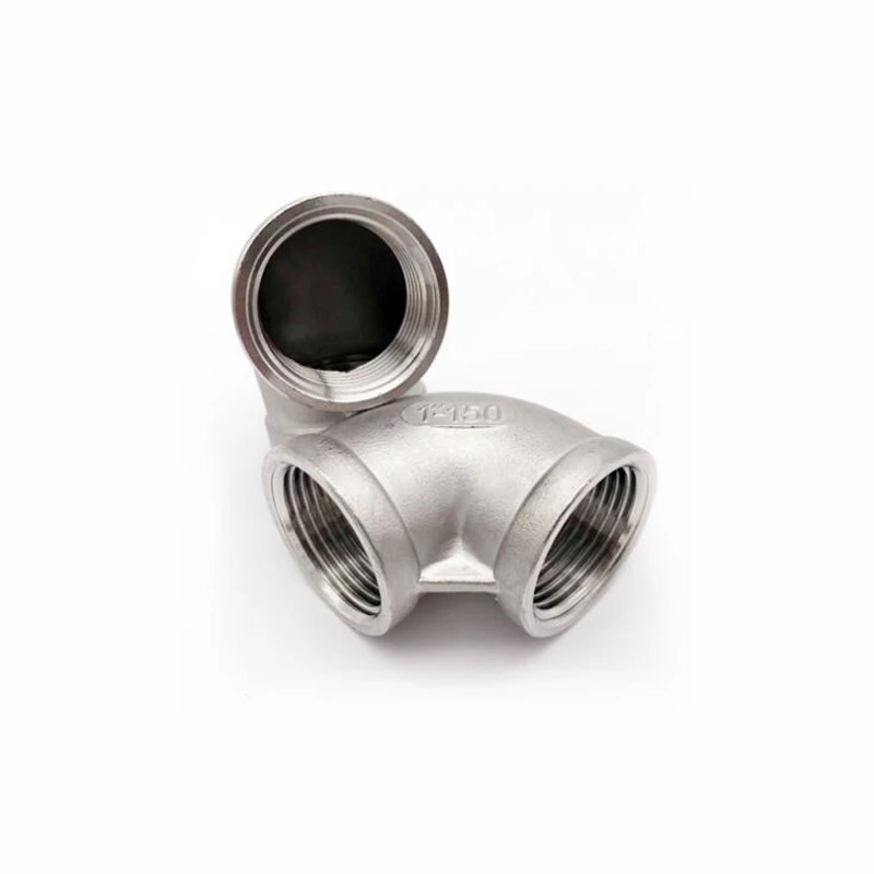 1/8 '' - 2'' BSP Innengewinde 304 Edelstahl Gleich 90 Grad Ellenbogen Wasser Rohr Fitting SS304 Joint Stecker