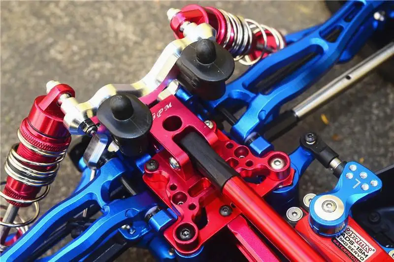 Aluminum alloy keel rod front fixing bracket for ARRMA 1/7 1/8 RC car KRATON SENTON TYPHON TALION OUTCAST  AR320195