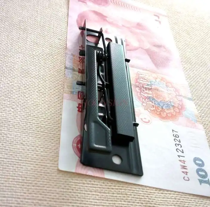 5pcs strong clip black clip metal folder accessories long press paper clip picture folder menu folder