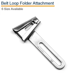 F342 Belt (Pant) Loop Folder Attachment Fit Double Needle Chainstitch / Coverstitch Sewing Machine KANSAI 2000C DY406 6 Size