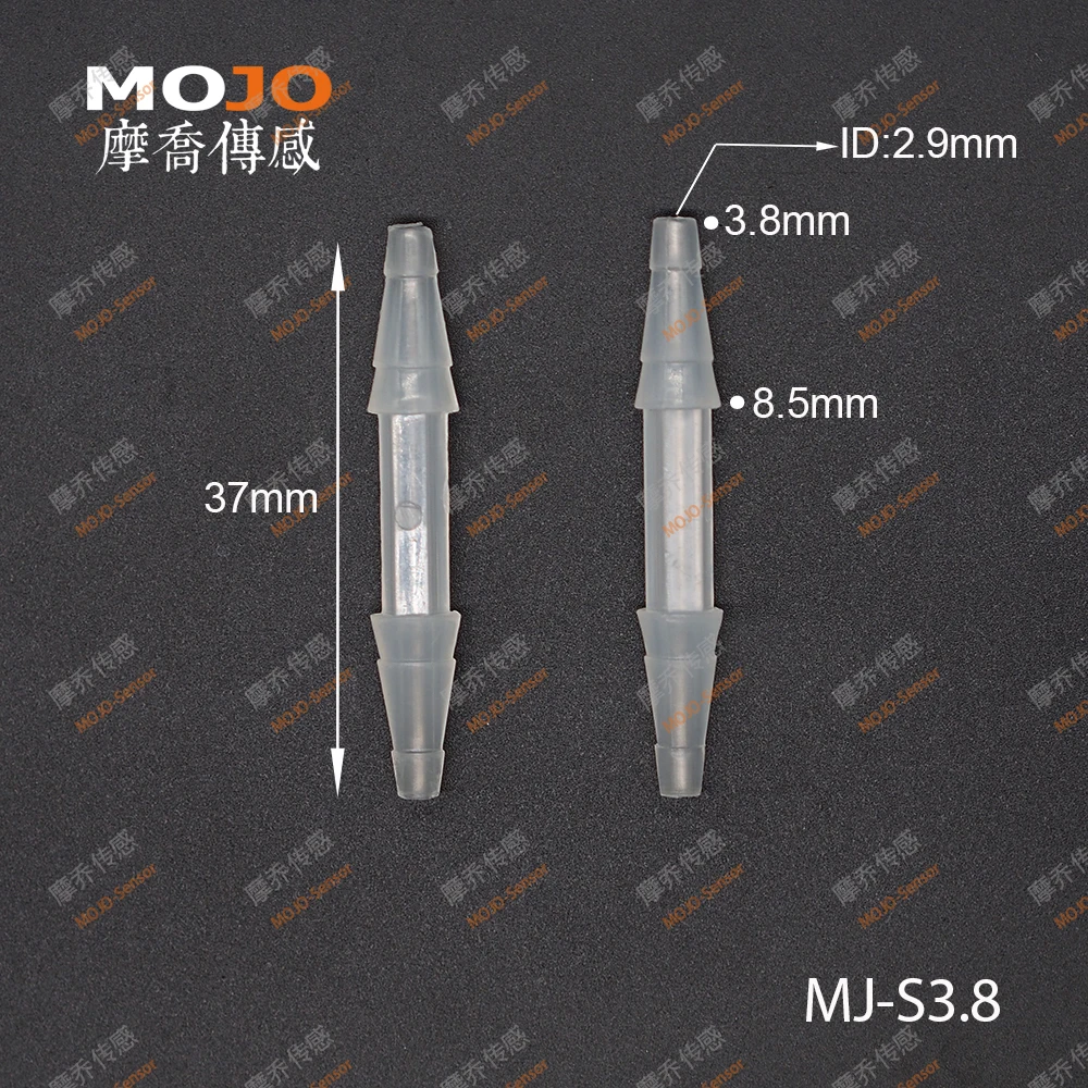 2020 Free shipping!!MJ-S3.8 Straght type barbed water fitting connectors 3.8mm min out diameter fitting (100pcs/lots)