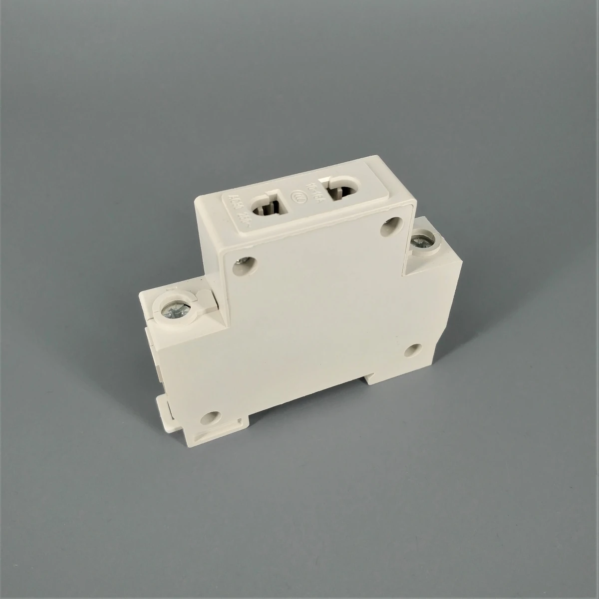 AC30  2 Pin Plug 35mm Din Rail Mount Modular socket 10-16A 250V