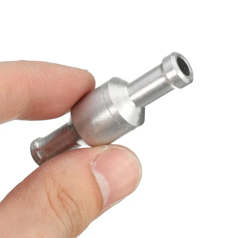 6/8/10/12mm Aluminu Check Valve Non Return Check One Way Valve Rollover Breather Fuel Syetem Pressure Relief Valve Diesel Petrol