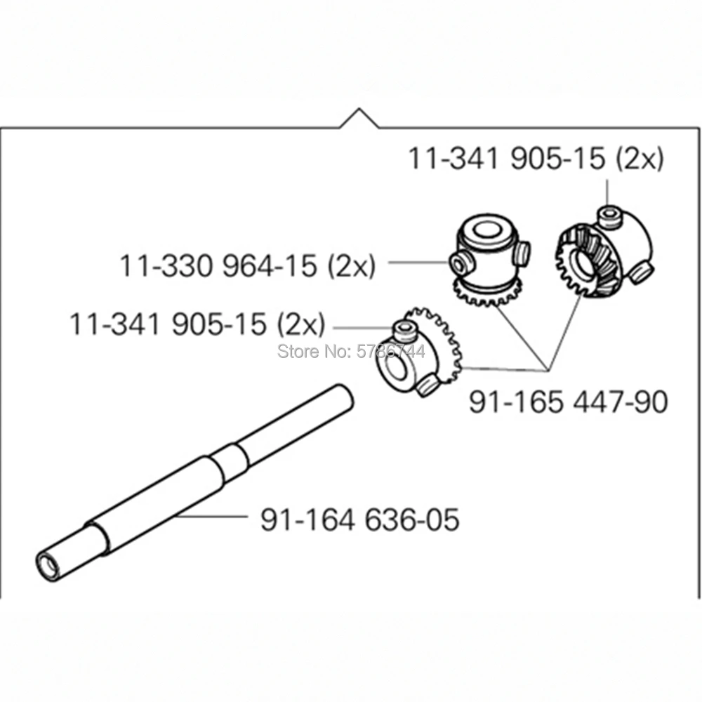 Gear #91-165447-90 for PFAFF shoe machine 471,491,474,591,571,574,MA571,MA591,MA574,ZOJE ZJ9610,ZJ9620,BSM9610,BSM9620 etc