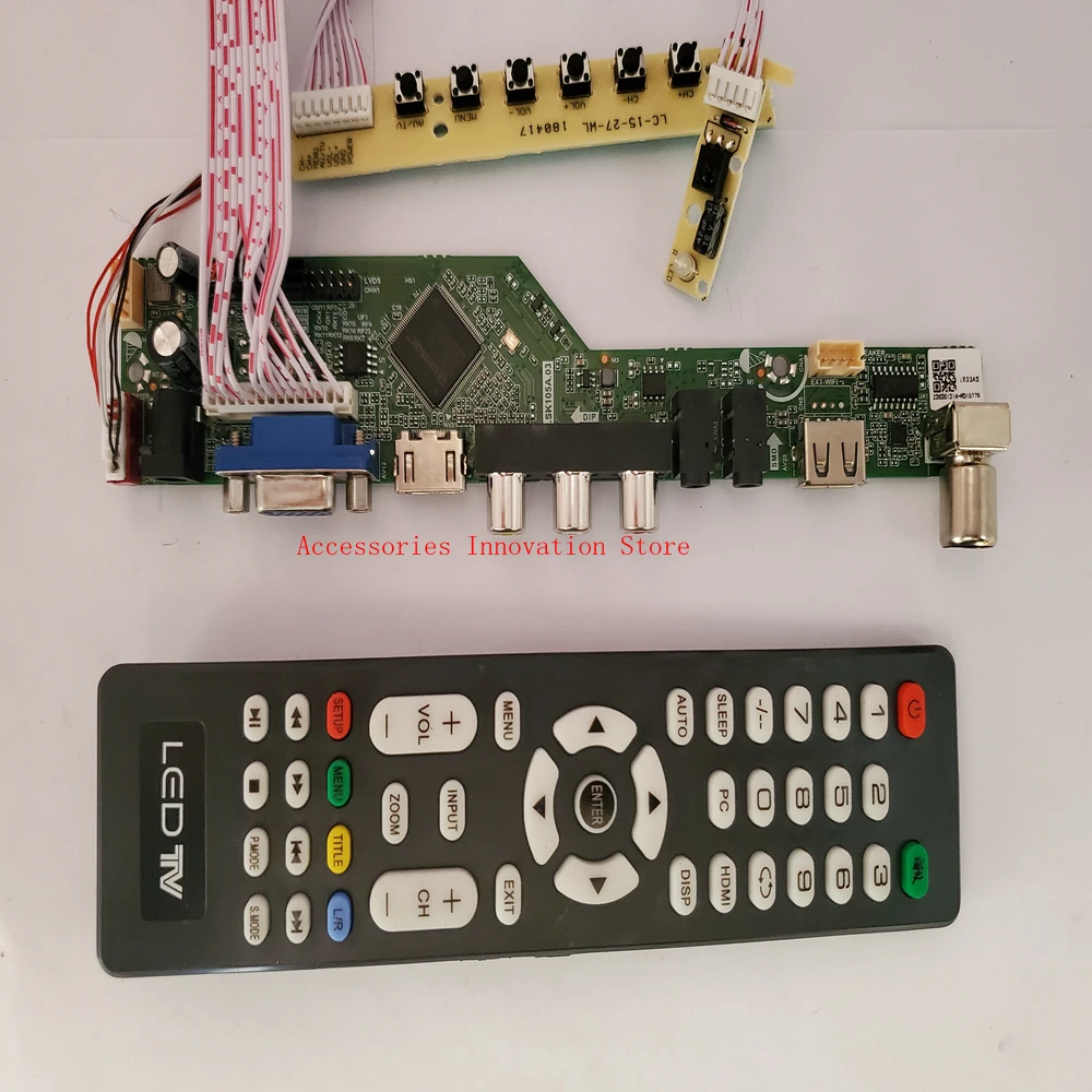 Nieuwe Monitor Kit B156XTN02.0 B156XTN02.1 B156XTN02.2 B156XTN02.3 TV + HDMI + VGA + USB 1366X768 LCD LED Scherm Controller Driver Board