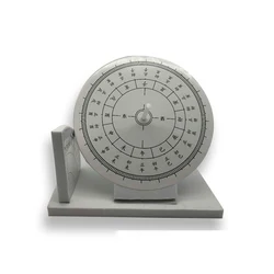 1pc Equatorial Sundial Clock EVA Scientific Model DIY Teaching Aid Educational Toys For Kids Desk Accessories