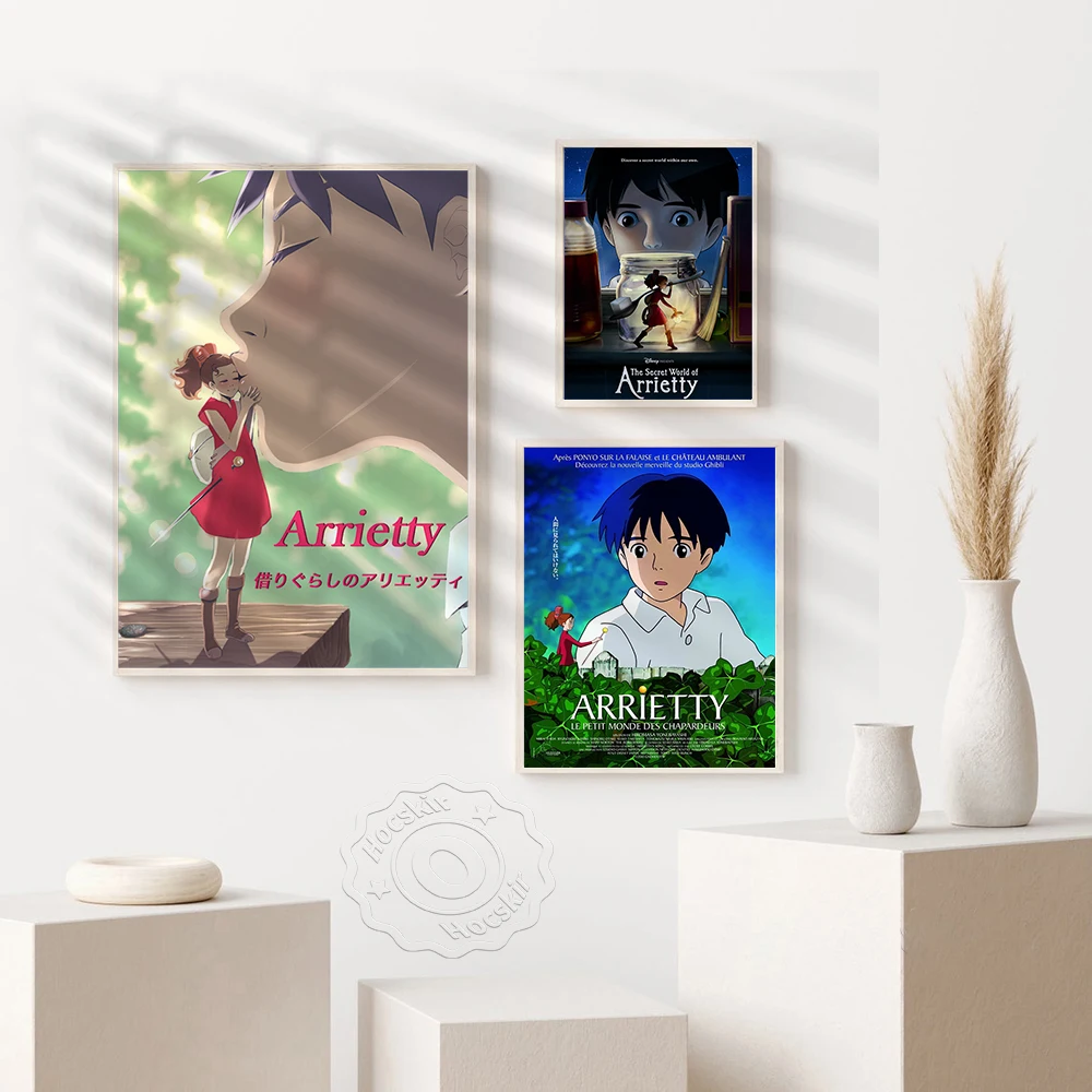 Animation film Arrietty poster, Prints Poster,  Arrietty Wall Stickers, Anime Poster, Wall Picture, Kids Room, Home Decor,