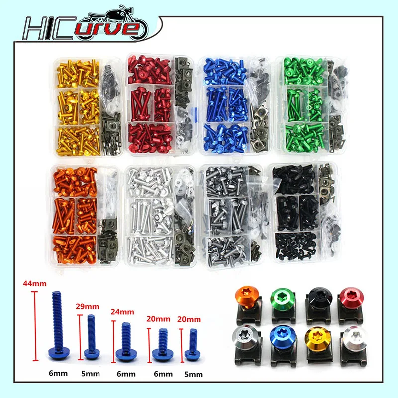 Motorcycle Fairing Bolts Kit Bodywork Screws Nut For GSR 600 750 400 GSXR Hayabusa GSX1300R GSX R600 R750