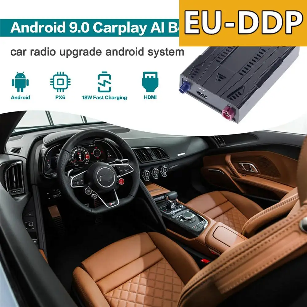 128GB Carplay Ai Box Car Radio Upgrade Android Auto For Audi R8 2017 2018 2019 2020 Stereo Smart Multimedia Player WIfi