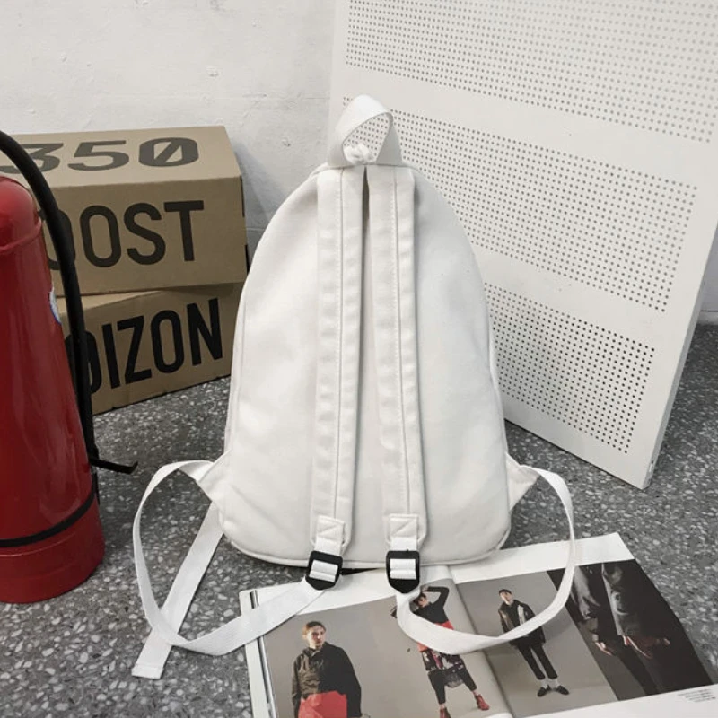 Backpacks Women Patchwork Designed Students School Canvas Bags Book Harajuku Unisex Ins College Ulzzang Big Capacity Rucksack