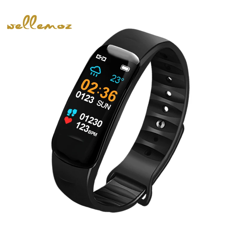 Call Remind Smart Bracelet 24H Detection of Blood Pressure and Heart Rate Smart Alarm Clock Waterproof Smart Watch