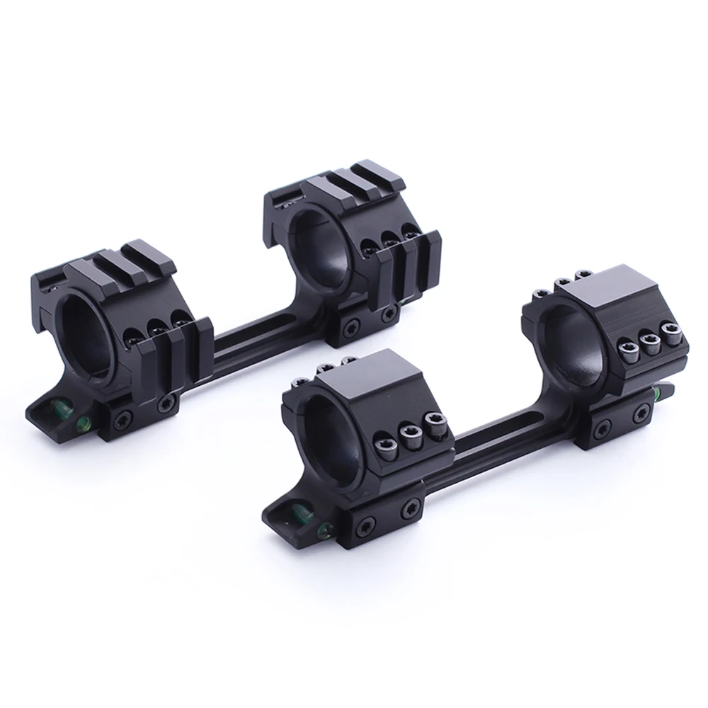 Tactical 25.4mm/30mm Adjustable Scope Rings scope Mounts With Two Bubble Level for 11mm Dovetail Rail