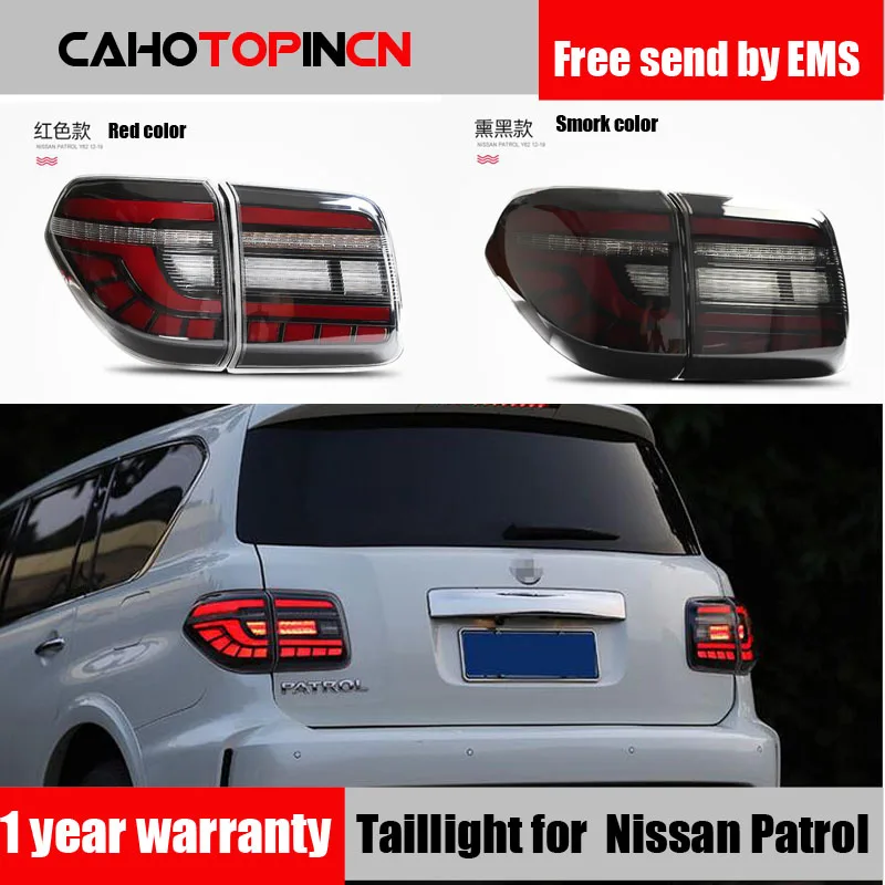 

Tail Light For Nissan Patrol Y62 2012 - 2019 taillight Rear Fog Lamp + Brake Light + Reverse Light + Dynamic Turn Signal