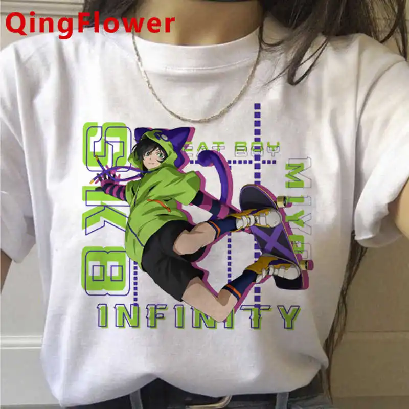 Sk8 the Infinity t-shirt tshirt female print grunge graphic tees women japanese  tshirt streetwear