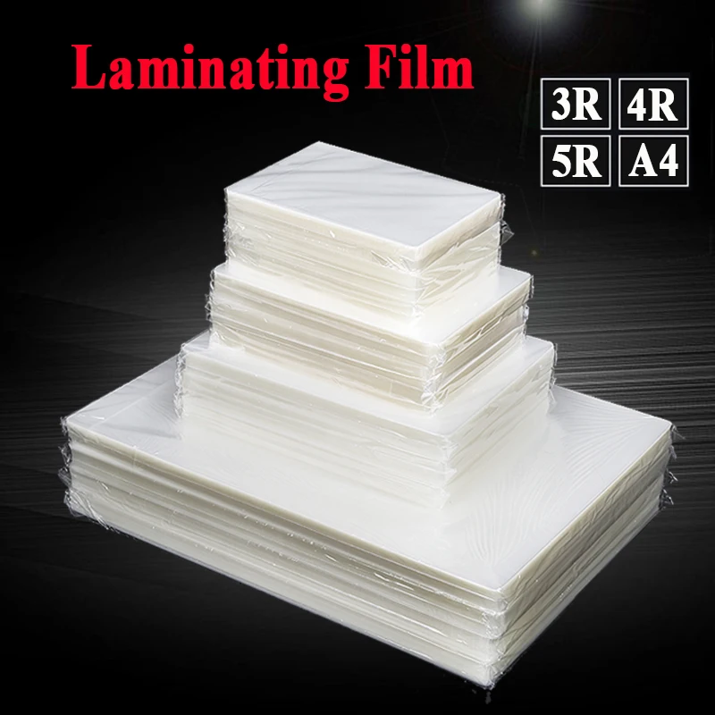 80 mic Laminating Film PET EVA Plastic Film 100sheets  for Hot Laminator 3R 4R 5R A4 for Photo/Files/Card/Picture