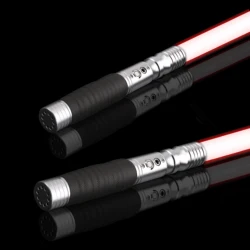 Sabre de luz brinquedos piscando arma pesada duelagem 12 cores led mudança volume força 6 fons som foc blaster laser espada sabre de luz