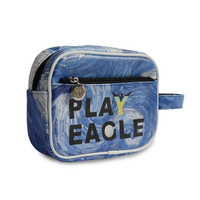 PLAYEAGLE Golf Handbag Zippered Pouch Outdoors Mini Pouch Waterproof Portable Storage Wallet Men Women's Fashion Golf Pouch