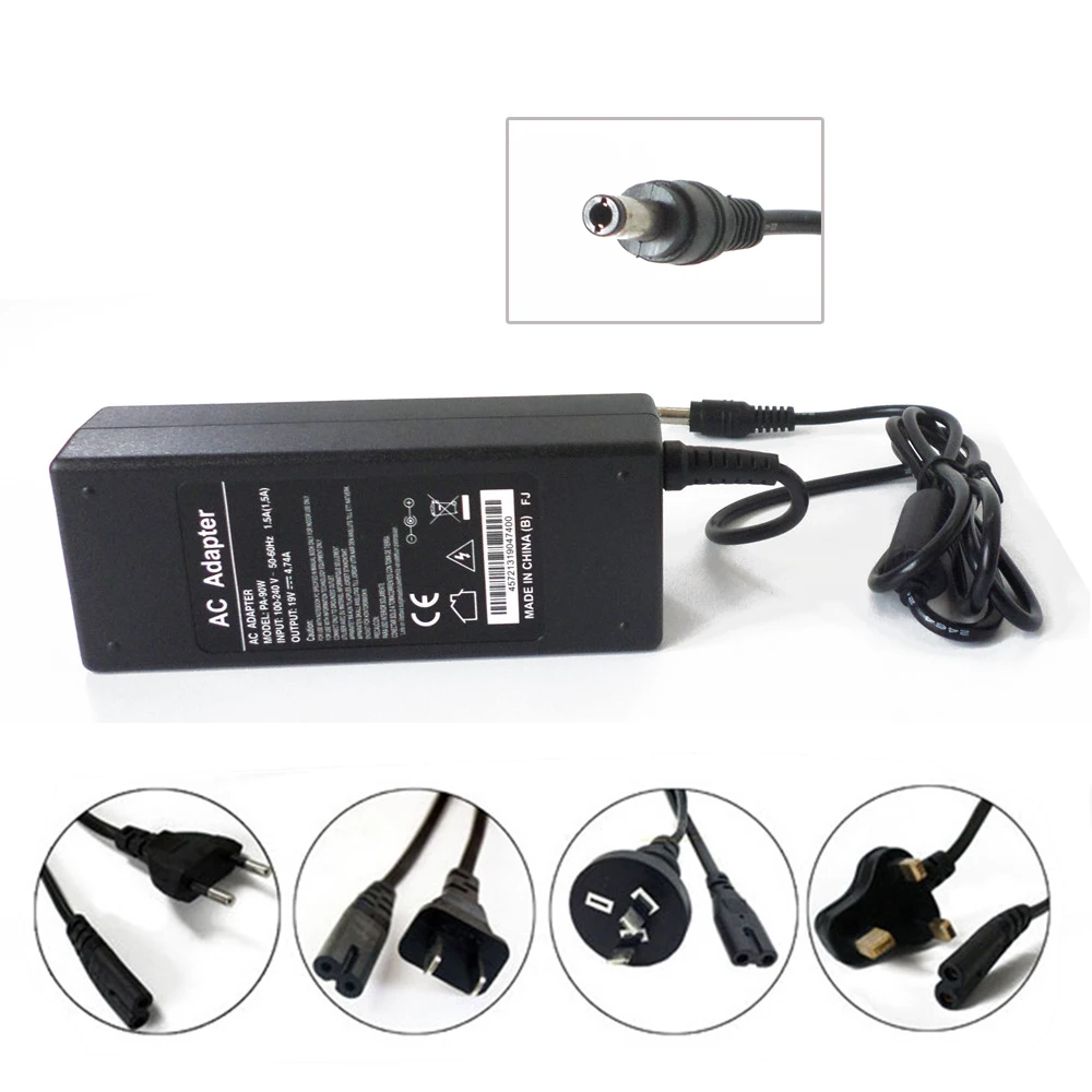 

Новинка 19V 4.74A 90W Шнур питания для ноутбука Asus A43 A40J A52E A52J A53 L1000 ADP-90CD DB адаптер переменного тока зарядное устройство для аккумулятора