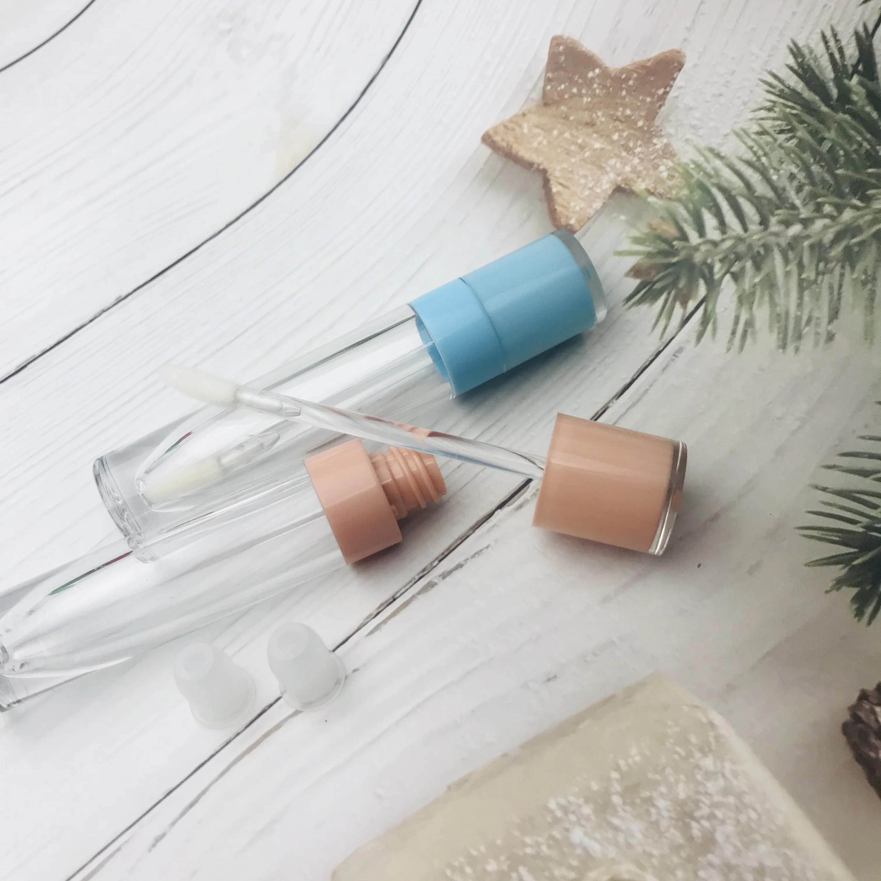 Großhandel 5ml Leere Lipgloss-Tuben mit Baby-Pink-Kappe AS Lipglaze-Behälter Verpackungsflasche Lippenstift Make-up – Detail 31