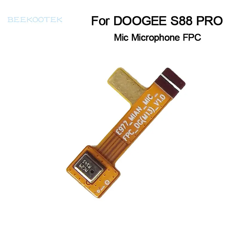 

New Original Doogee S88 Pro Microphone FPC Flex Cable Assembly Mic FPC Cable Phone AccessoriesFor S88 Pro 6.3'' FHD+Smartphone