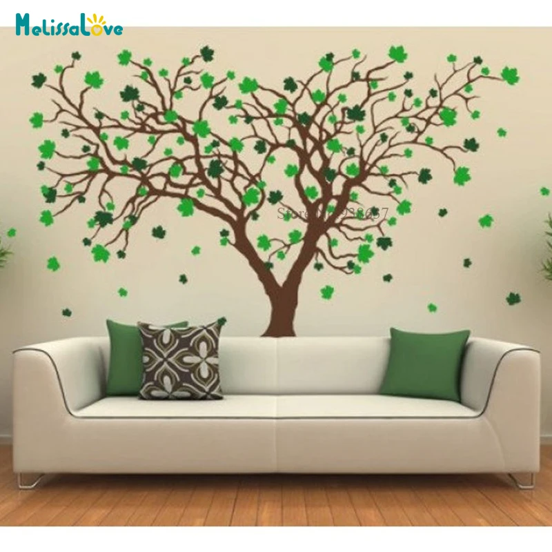 

Big Size Maple tree wall decals tree wall murals Maple leaf Decal For Baby Room Nursery Bedroom Playroom 2 colors BB594