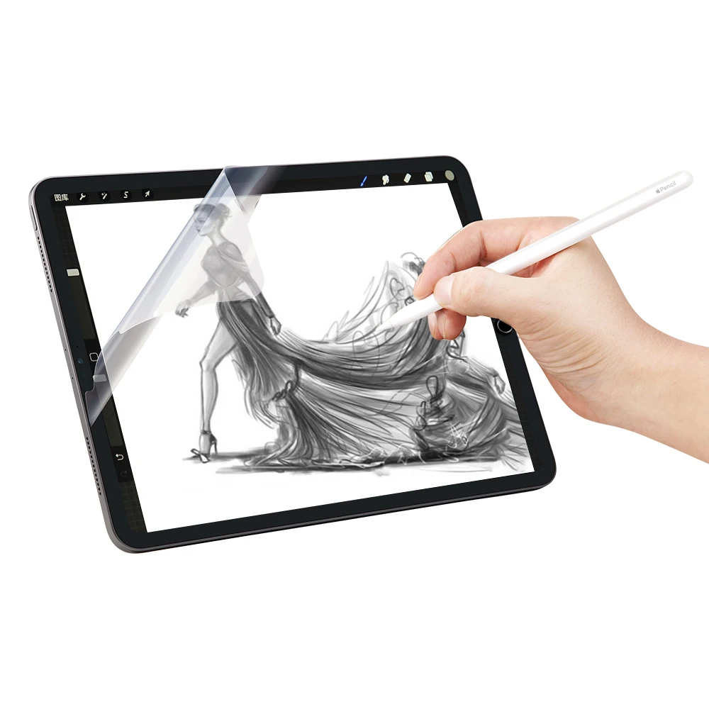 Matte PET Handwriting filmFor iPad Pro 2021 10.9 Air4 5 Pelicula Mi Pad 5 6th 9.7 iPad Mini 610.2 8th 9th Air 3 10.5 Pro 11 12.9