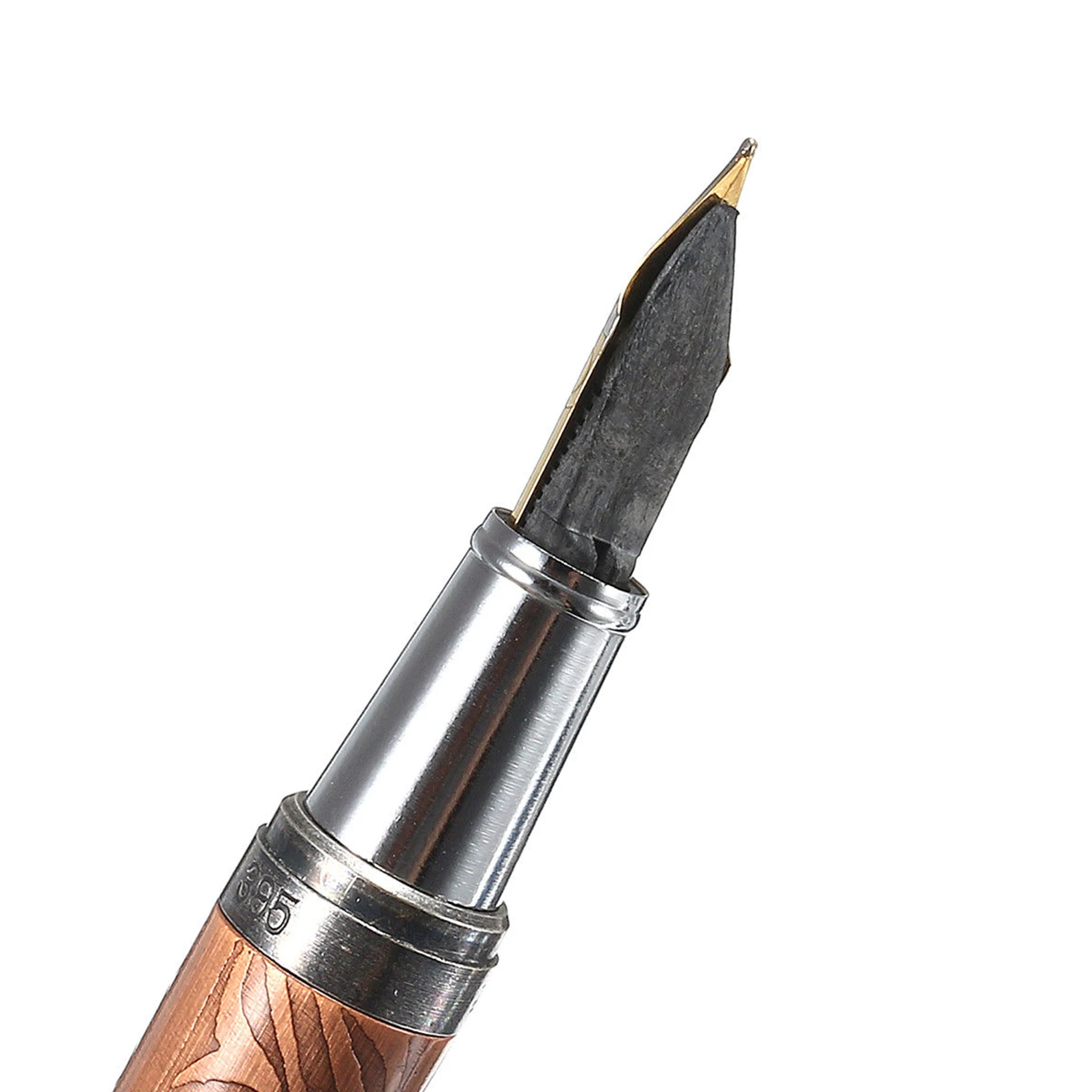 Pluma estilográfica vintage HERO 395, pluma con varilla de cobre, punta fina, novedad