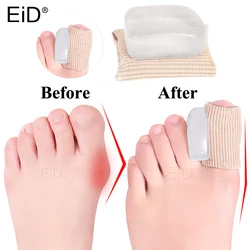 2 PCS Silicone Gel Thumb Corrector Bunion Little Toe Protector Separator Hallux Valgus Finger Straightener Foot Care Relief Pads